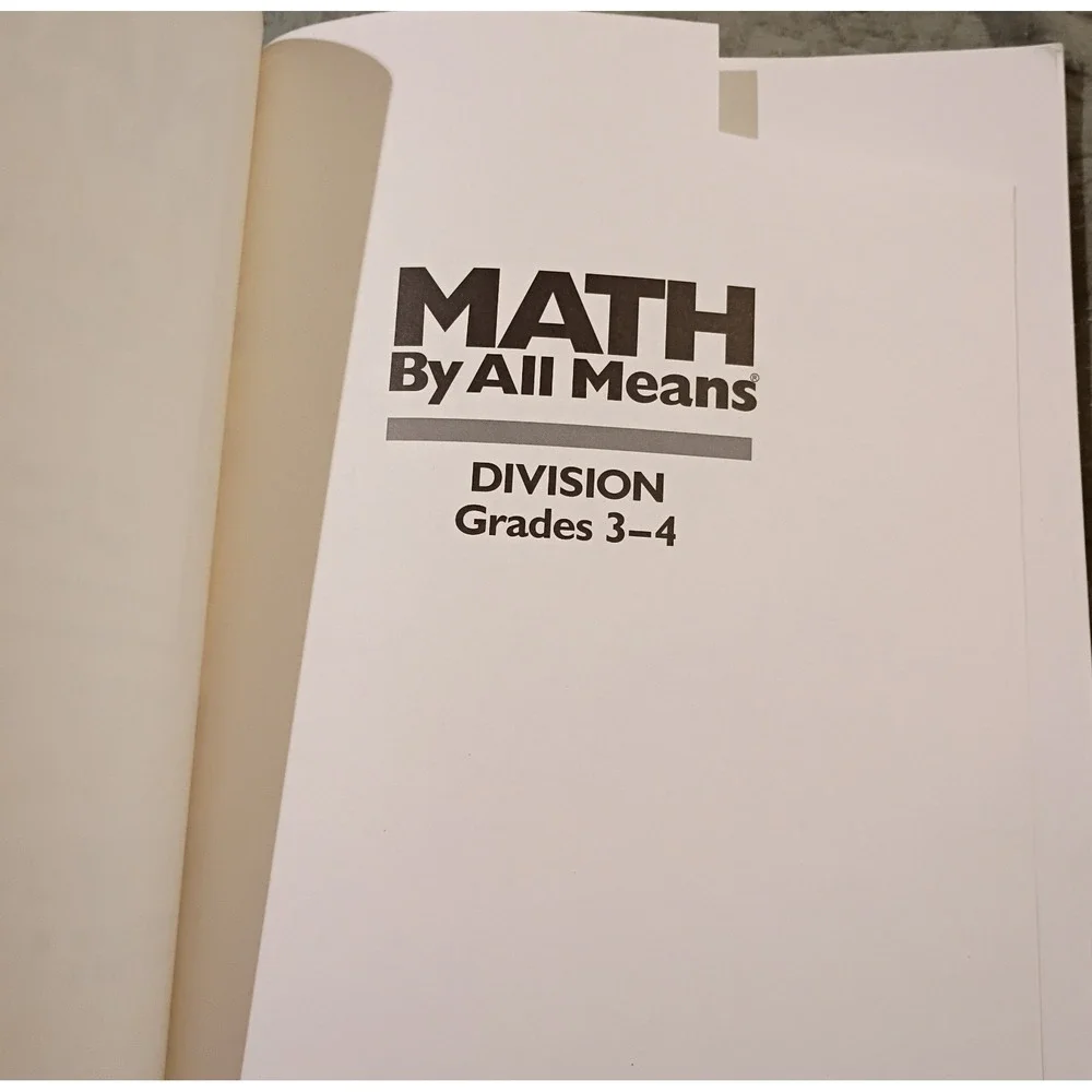 Math by All Means: Division Grades 3-4 by Susan Ohanian - Picture 2 of 7